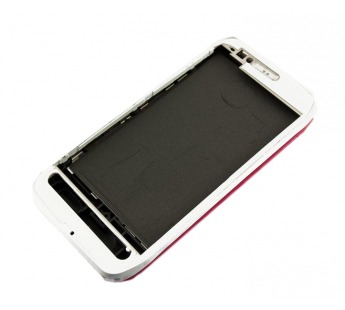 Корпус для Nokia 603 Белый/Розовый#13980