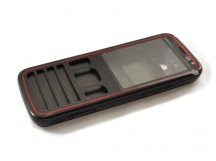 Корпус для Nokia 5630 Черный с красным