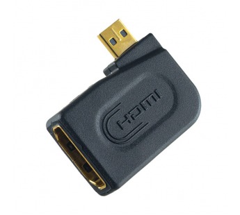 Переходник гн. HDMI - шт. micro HDMI Perfeo угловой (A7010)#81120