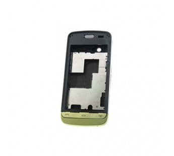 Корпус для Nokia C5-03 (Черный/Зеленый)#15283
