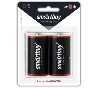 Элемент питания SMARTBUY R20 BL2 (12/96)#131330