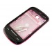 Корпус для Samsung S3850 Черный/розовый оригинальный#14756