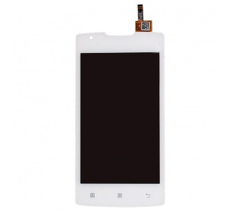 Дисплей для Lenovo A1000 в сборе с тачскрином Белый#83288