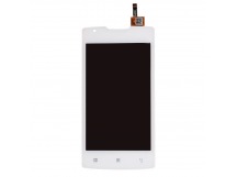 Дисплей для Lenovo A1000 в сборе с тачскрином Белый