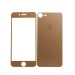 Защитное стекло цветное Activ матовое комплект для Apple iPhone 7/8 (gold)#112991