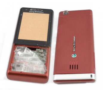 Корпус Sony Ericsson J105 Naite Красный оригинальный#14333