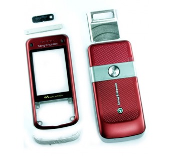 Корпус Sony Ericsson W760 Красный оригинальный#13519