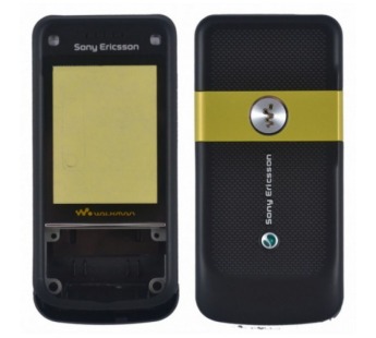 Корпус Sony Ericsson W760 Черный ориг.#56045