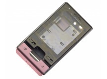 Корпус Sony Ericsson T715 Розовый оригинальный