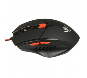 Мышь оптическая Nakatomi MOG-11U Gaming mouse игровая USB, черная#89540
