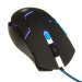 Мышь оптическая Dialog MGK-12U Gan-Kata - игровая, 6 кнопок + ролик , голубая подсветка, USB, черная#89489