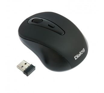 Мышь беспровод оптич Dialog MROP-05  USB чёрная#25500