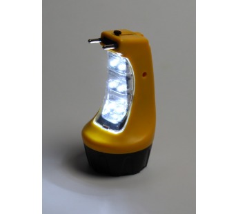Фонарь SMARTBUY SBF-87-Y, жёлтый 4LED+6LED#91958