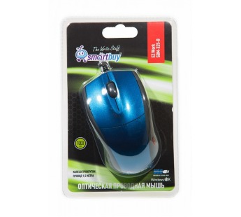 Мышь оптическая Smart Buy SBM-325B  Blue#10003