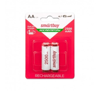 Аккумулятор Smartbuy R6 (2500mA-NiMH) BL 2/24#95336