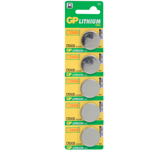 Батарейка GP CR2430 BL5 (5/100/1000)#95543