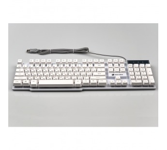 Клавиатура Dialog KGK-15U WHITE Gan-Kata - игровая, USB, белая#106408
