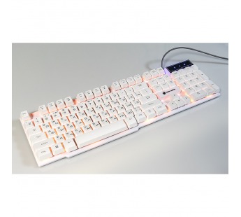 Клавиатура Dialog KGK-15U WHITE Gan-Kata - игровая, USB, белая#106414