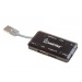 Хаб + Картридер Smartbuy Combo черный (SBRH-750-K) (1/5)#109900