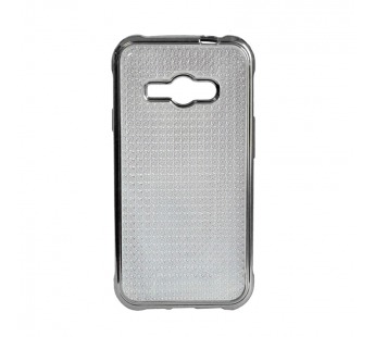 Чехол-накладка Elisa Samsung J1ACE серебро#110821