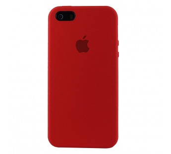 Чехол-накладка - Soft Touch для Apple iPhone 5/iPhone 5S/iPhone SE (red)#110289
