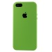 Чехол-накладка - Soft Touch для Apple iPhone 5/iPhone 5S/iPhone SE (green)#110290
