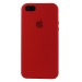 Чехол-накладка - Soft Touch для Apple iPhone 5/iPhone 5S/iPhone SE (red)#110289
