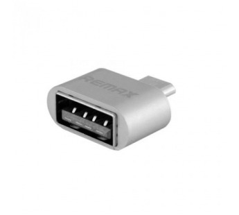 OTG - переходник Remax RA USB 2.0/micro USB (silver)#110904