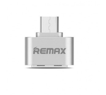OTG - переходник Remax RA USB 2.0/micro USB (silver)#110903