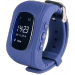 Часы наручные с GPS трекером и функцией телефона Q50 (синий)#116215