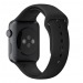 Ремешок - ApW03 для Apple Watch 38/40 mm Sport Band (L) (black)#112133