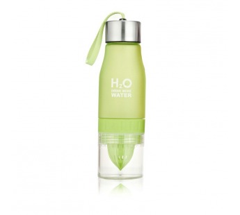 Бутылка для воды H2O QC650 с соковыжималкой (650ml) (green)#114683