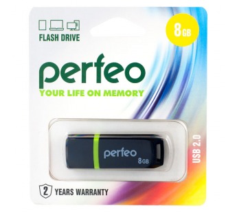 USB 8GB Perfeo C11 черный#114773