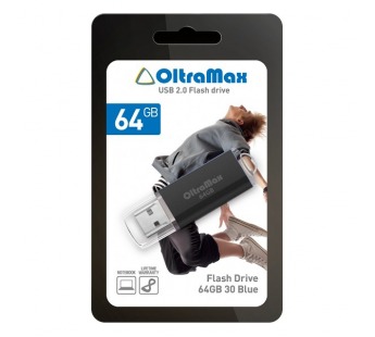 Флеш-накопитель USB 64GB OltraMax 30 чёрный#116570