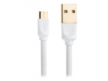 Кабель USB - micro USB Remax RC-041m Radiance для HTC/Samsung (100 см) (white)