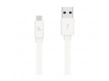 Кабель USB - Type-C Hoco X5 Bamboo (100см) (white)