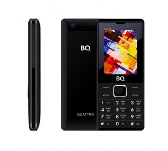 Мобильный телефон BQ-2412 Quattro Черный#119096