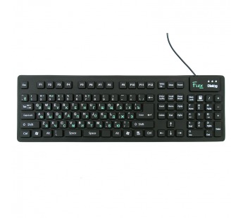Клавиатура Dialog KFX-05U Flex, USB, черная, гибкая#119242