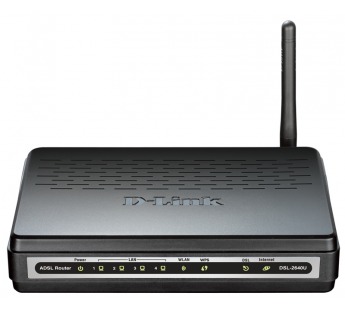 Беспроводной маршрутизатор D-LINK DSL-2640U,  65 Mb/б#125944