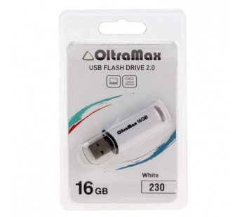 USB 16GB OltraMax 230 белый#126098