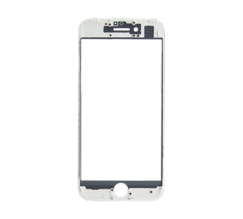 Модульное стекло для iPhone 7 в сборе с рамкой Белое#127689