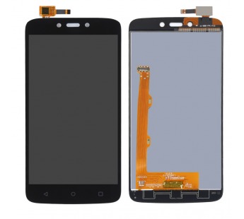 Дисплей для Motorola Moto C Plus в сборе с тачскрином Черный#131767