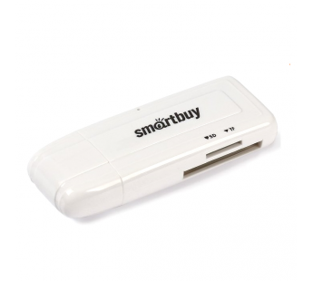 Картридер Smartbuy USB 3.0 белый (SBR-705-W)#129920