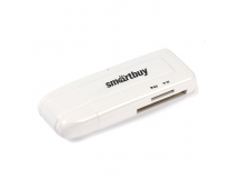 Картридер Smartbuy USB 3.0 белый (SBR-705-W)