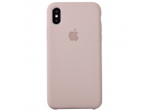 Чехол-накладка - Soft Touch для Apple iPhone X/XS (beige)