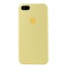 Чехол-накладка - Soft Touch для Apple iPhone 5/5S/SE (yellow)#130266