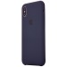 Чехол-накладка - Soft Touch для Apple iPhone X/XS (dark blue)#130394