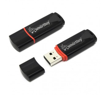 Флеш-накопитель USB 8Gb Smart Buy Crown black#693972