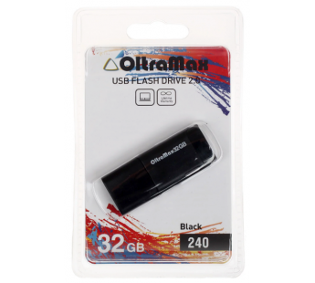 Флеш-накопитель USB 32GB OltraMax 240 чёрный#134619