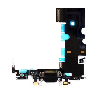Шлейф для iPhone 8/SE (2020) на системный разъем/микрофон Черный#135640